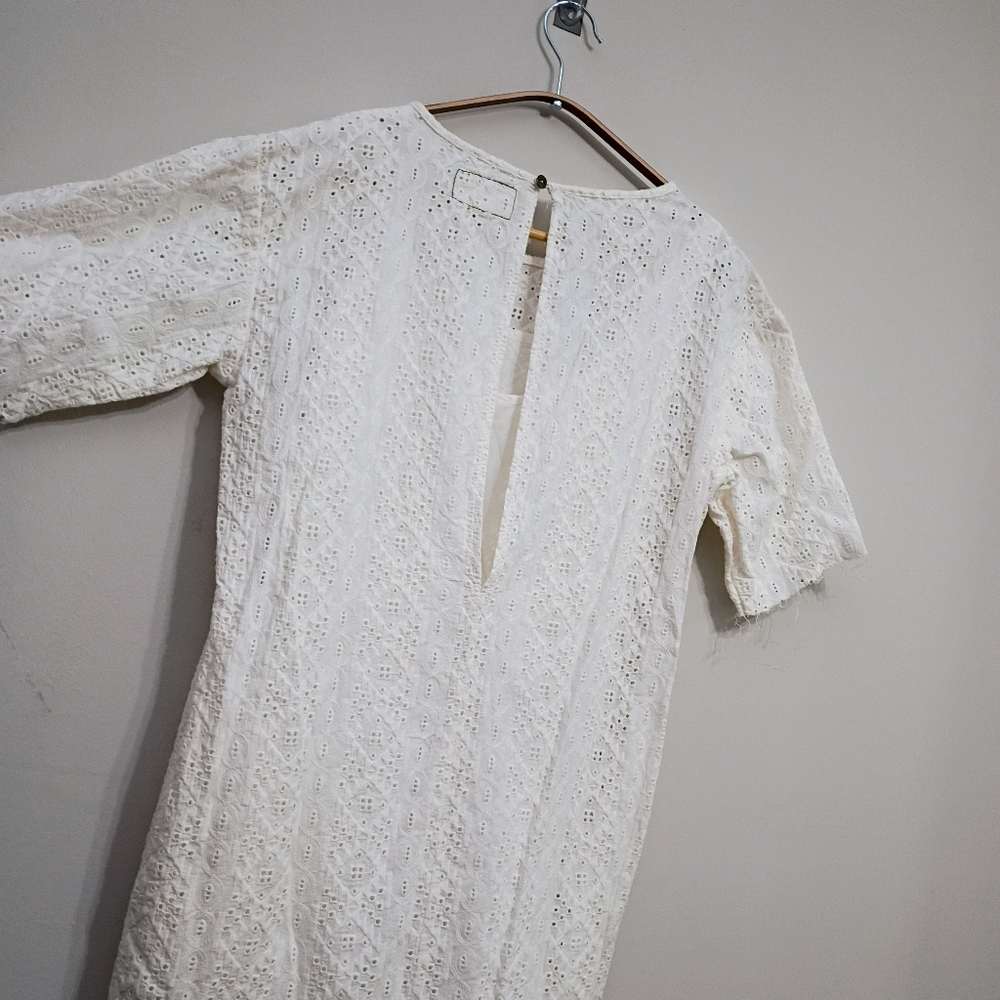 Current Elliot White Cotton Lace Dress - Picture 3 of 13